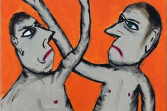 Das Duell - Acryl auf Leinwand - 50x50 cm - 03/2021