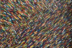 Farbstrom - Acryl auf Leinwand - 80x80 cm - 5.12.2020