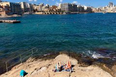 Die St. Julian Bay auf Malta