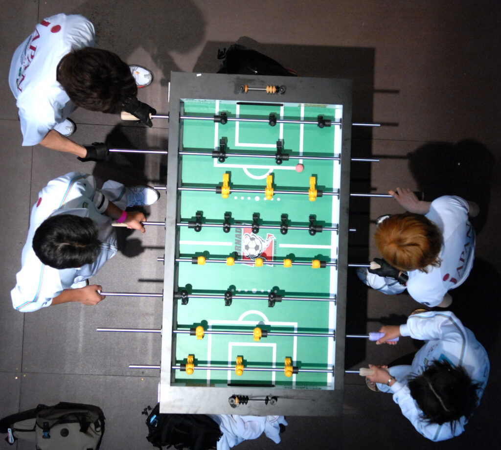 Vor 20 Jahren – Fussball WM auf einem Tisch
